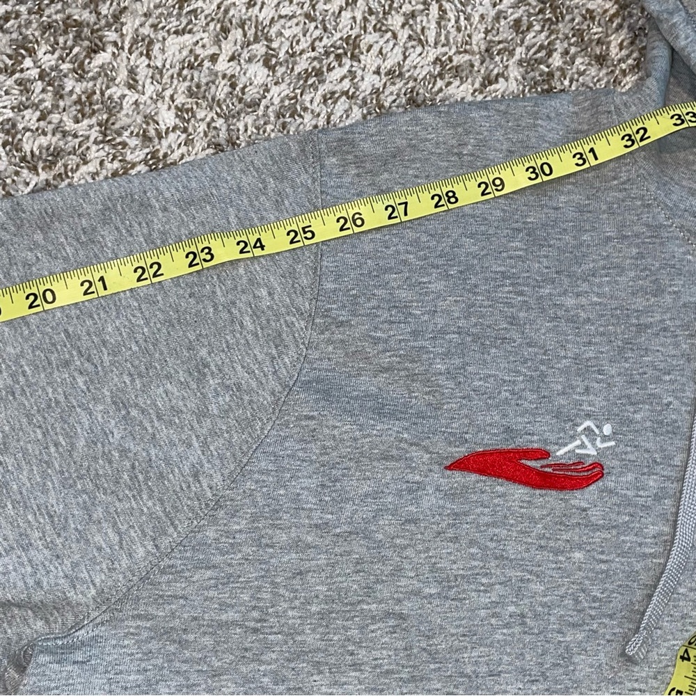 NIKE Motion Lab Active Wear Gray Running Hoodie Sweater Size XL - Picture 6 of 8